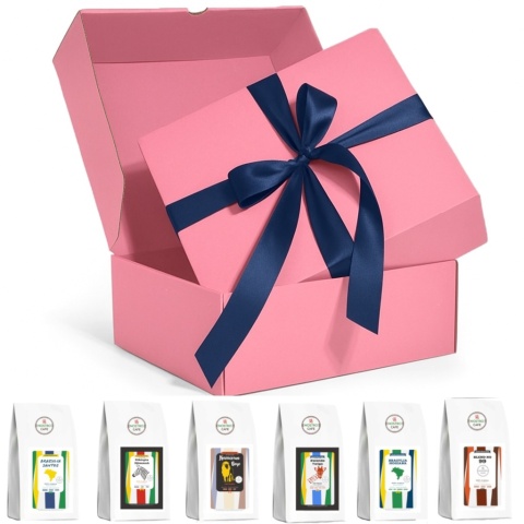 ZESTAW PREZENTOWY Kawa Świeżo Palona 6x200g ZESTAW PREZENTOWY Kawa Świeżo Palona 6x200g